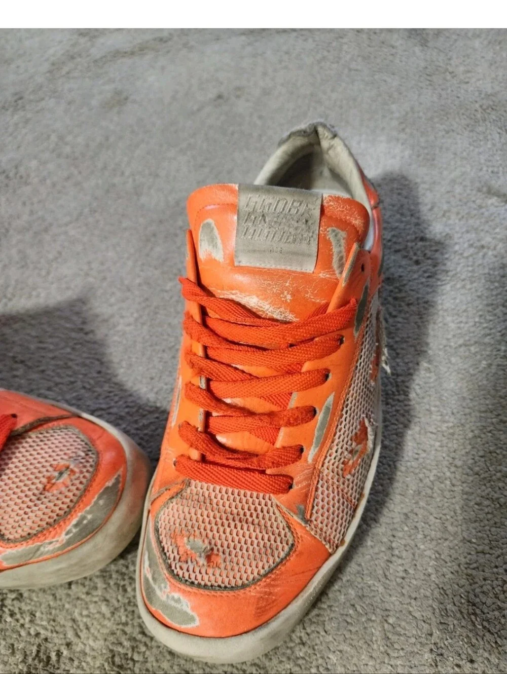 Size 8 US / 41 EU - Golden Goose Stardan Low Orange GGDB-37/2020